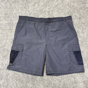 Speedo Men's Lined Swim Shorts Size L Gray Light Wash‎ Shorts
